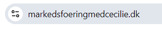 Her ses det der er SLL certifikat på Markedsfoeringmedcecilie.dk